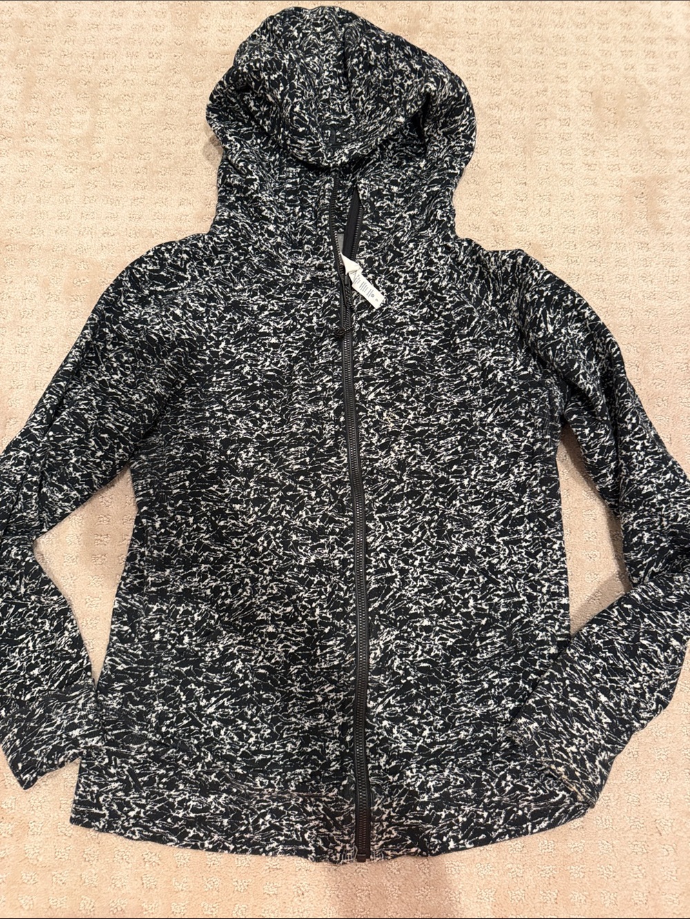 lululemon athletic abstract print scuba hoodie